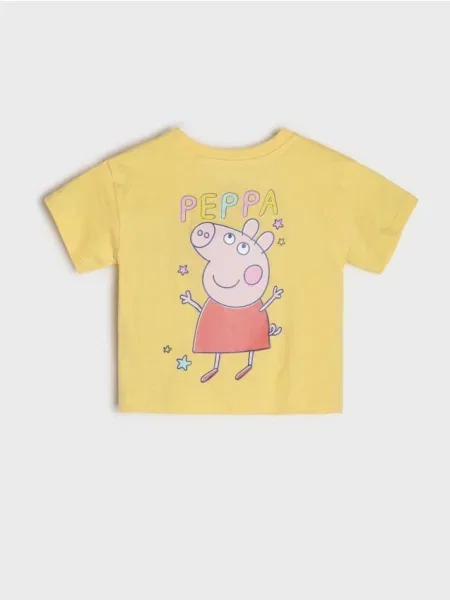 Sinsay Tričko Peppa Pig žlutá