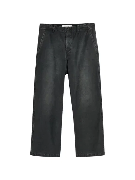 Pantaloni Our Legacy din satin negru