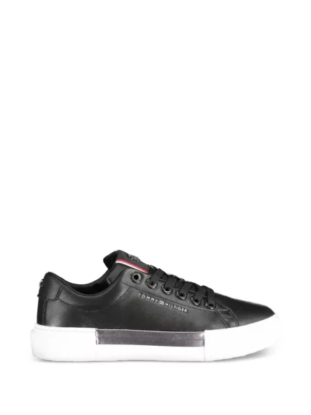 Sneaker Tommy Hilfiger autogrammal fekete