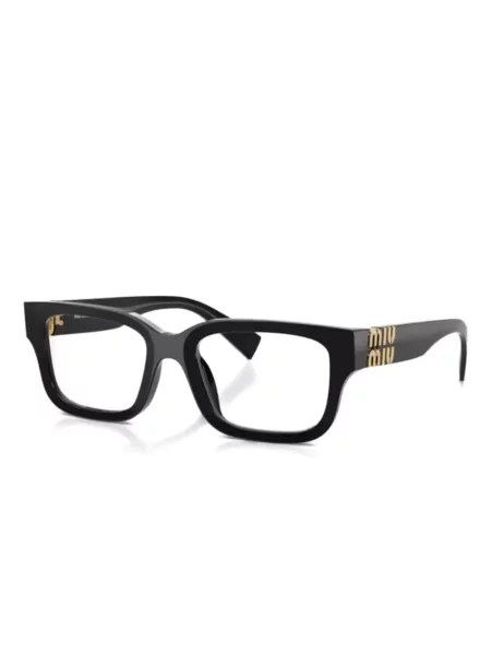 Ochelari de soare Miu Miu Eyewear cu autograf negru