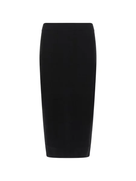 Fustă midi Max Mara tricotate negru