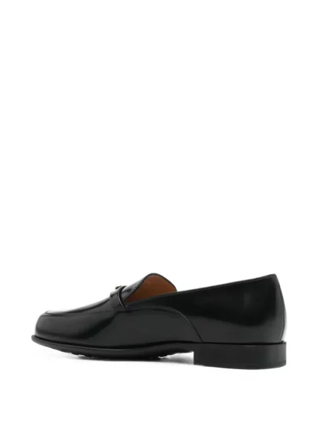 Pantofi loafer Tod's din piele cu autograf negru