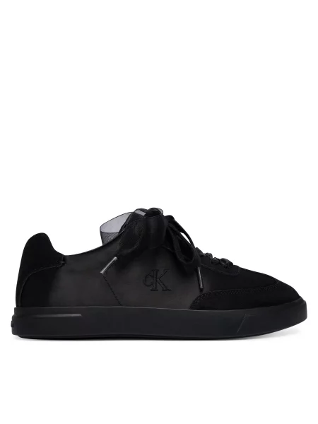 Calvin Klein Сникърси Low Pro Cupsole Wt Satin Mix черен