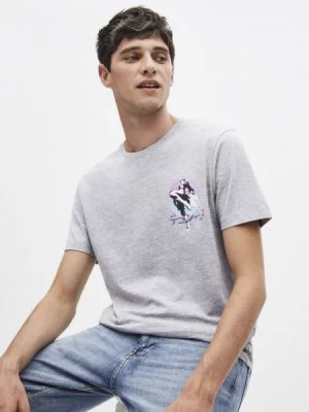 Tricou Celio streetstyle gri