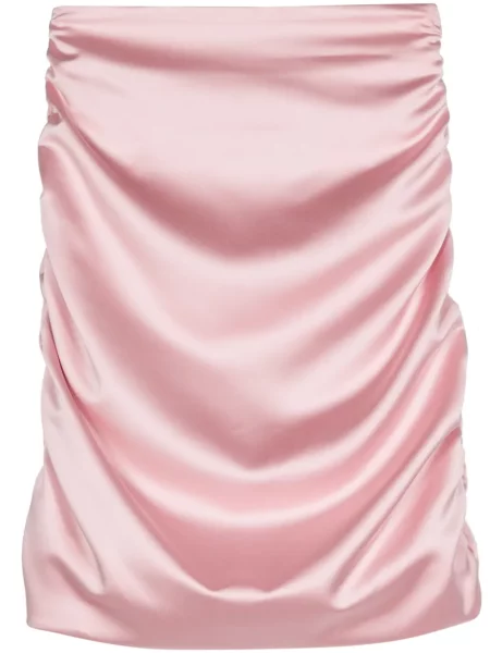 Fustă Fiorucci din satin roz