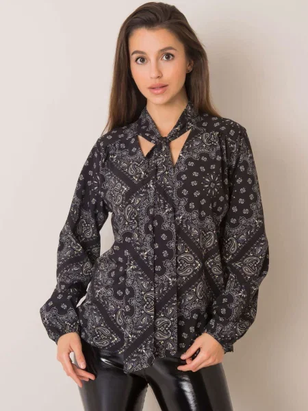 Bluză Fashionhunters negru