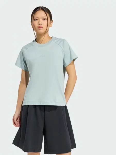 Футболка adidas зелений