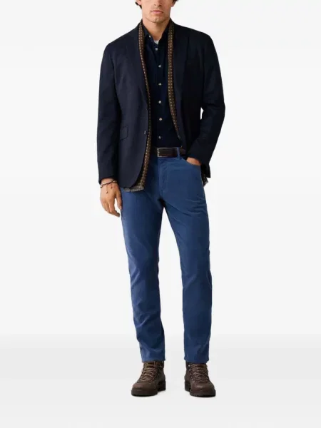 Pantaloni Hackett London stretch albastru