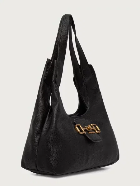 Geanta hobo Guess negru