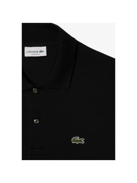 Koszulka polo Lacoste z krótkim rękawem czarna