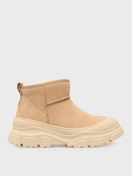 Замшевые сапоги Prpy бежевые