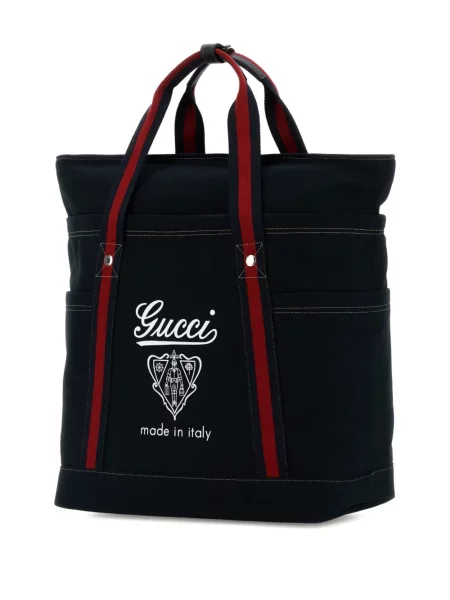 Geantă Gucci din canvas albastru