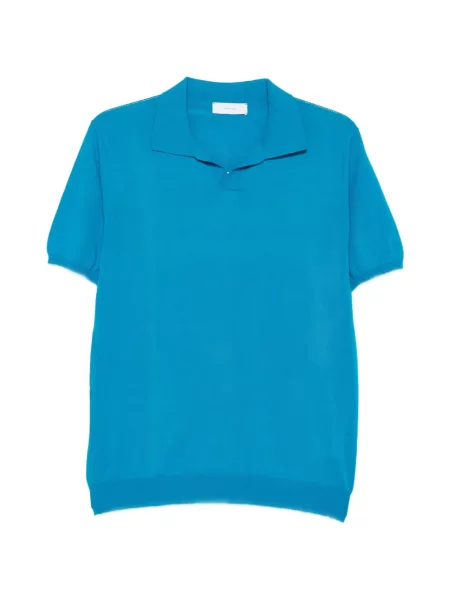 Tricou Diktat cu decolteu în V albastru
