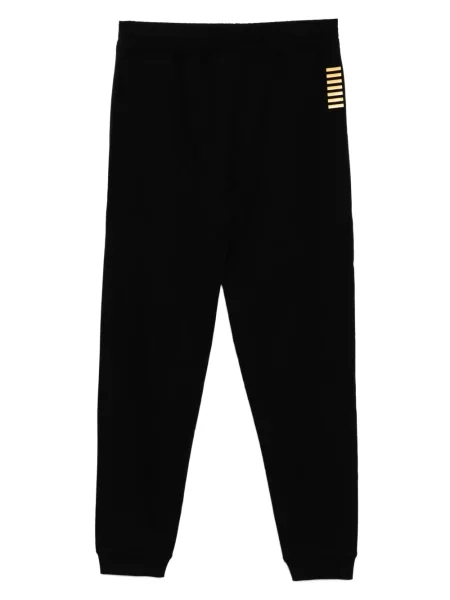 Pantaloni Ea7 Emporio Armani cu imagine alergare negru