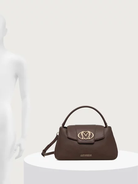 Кожаная сумка Love Moschino