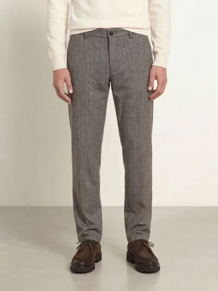Joop! Jeans Kalhoty Matthew Modern Fit tmavě hnědá