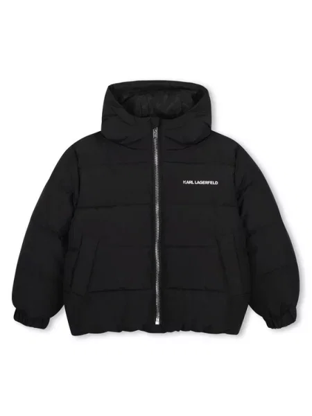 Karl Lagerfeld Kids Зимно яке D черен