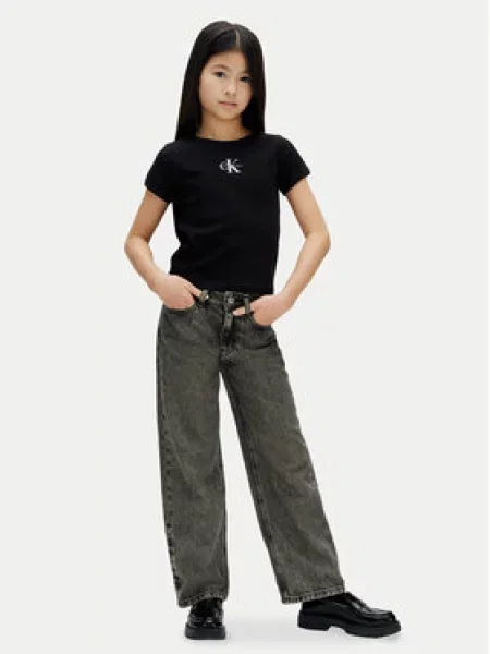 Calvin Klein Jeans Marškinėliai juoda