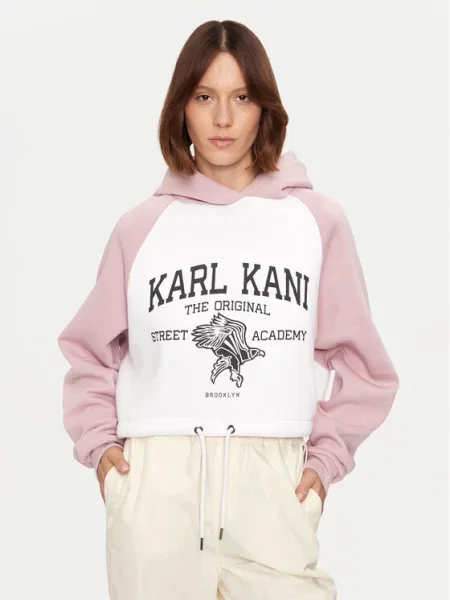 Karl Kani Bluza Street Academy różowy
