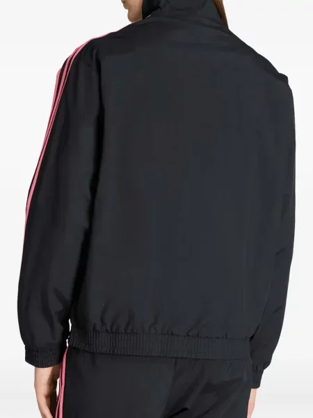 Kraťasy Adidas s polovičními zipem s kapucí černé