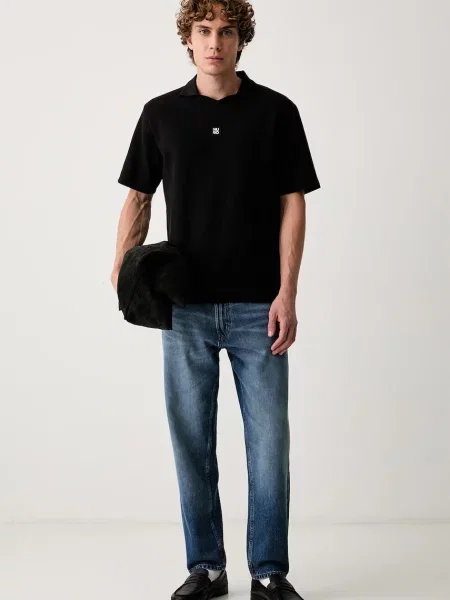 Tricou polo Hugo negru