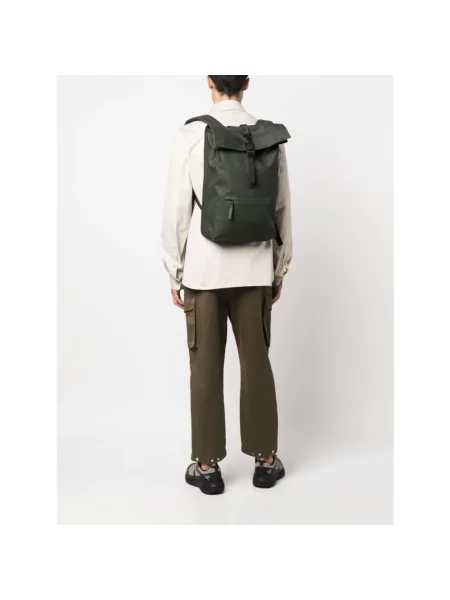 Plecak miejski Rains Rucksack Rolltop W3 17 l green zielony