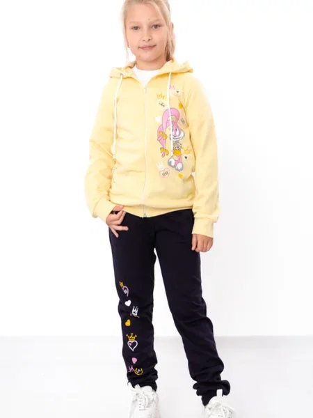 Дитячий Спортивний костюм Носи своє бавовна/поліестер жовтий