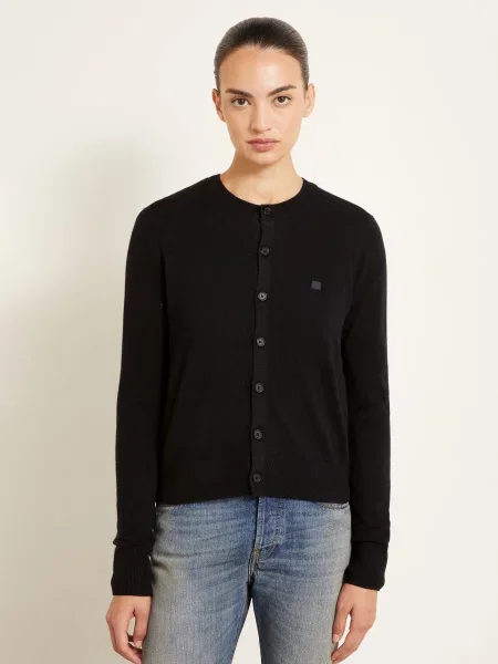 Acne Studios Pletený Svetr černá