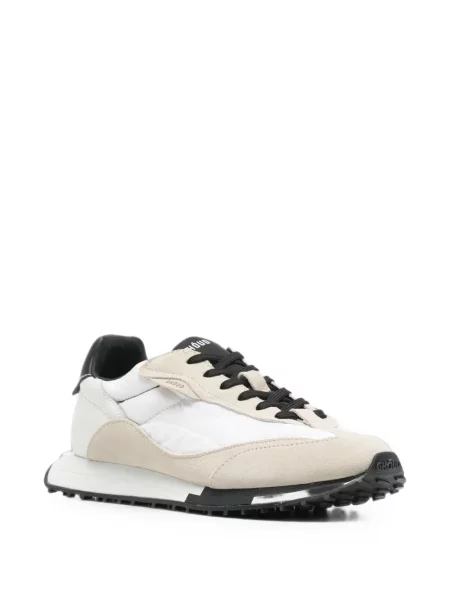 Fűzős csipkés sneaker Ghōud fehér