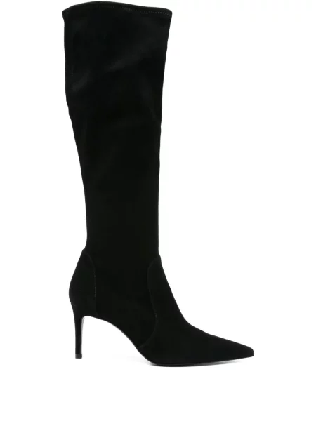 Botine Stuart Weitzman tricotate negru