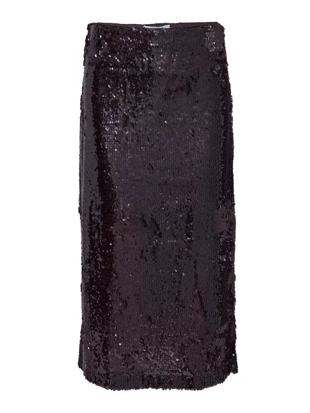 Minus Sukně Petra tmavě hnědá