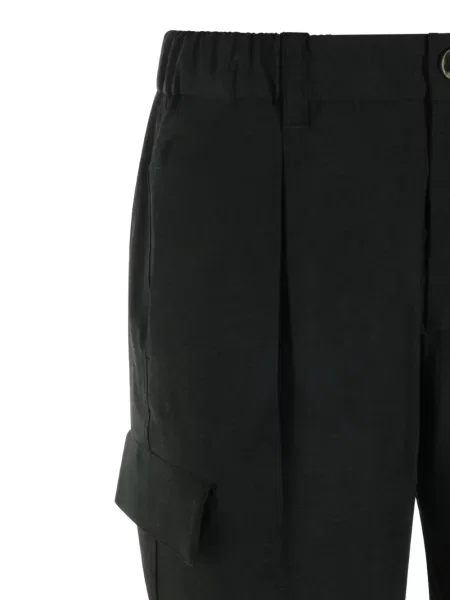 Pantaloni cargo Herno conici negru