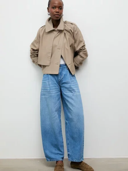 Answear.LAB slouchy džíny modré
