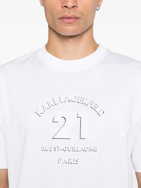 Тениска Karl Lagerfeld бяло