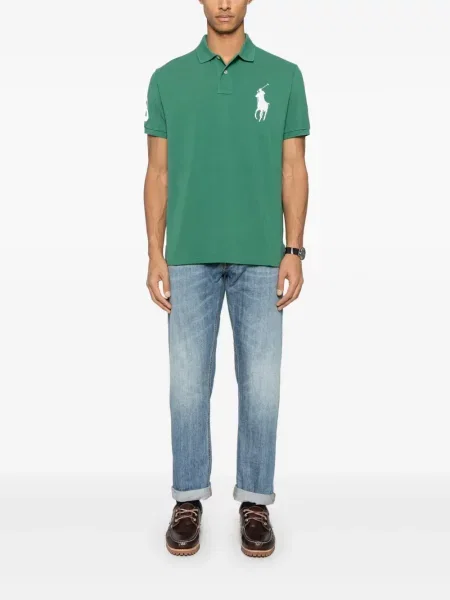 Поло тениска Polo Ralph Lauren зелено