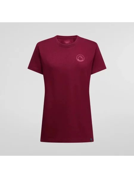 T-shirt La Sportiva Circle Logo czerwona