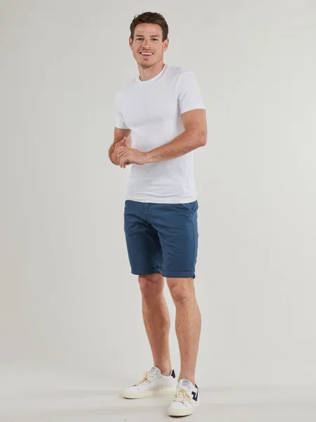 Pantaloni chino Teddy Smith teddy scurte albastru