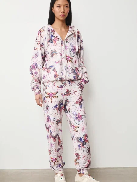 Medicine spodnie dresowe beżowe