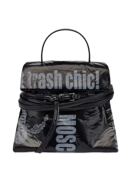 Geantă Moschino cu imagine negru