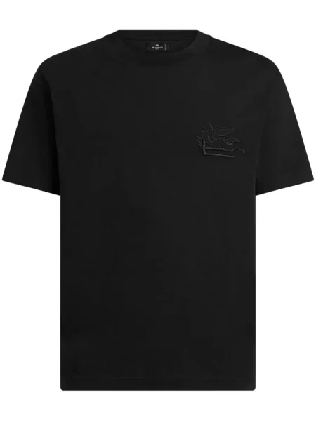 Tricou Etro cu broderie negru