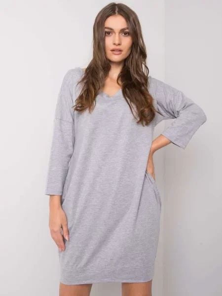 Rochie Fashionhunters de costum gri