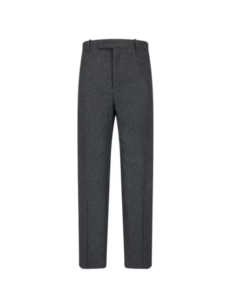 Pantaloni Jil Sander de lână gri