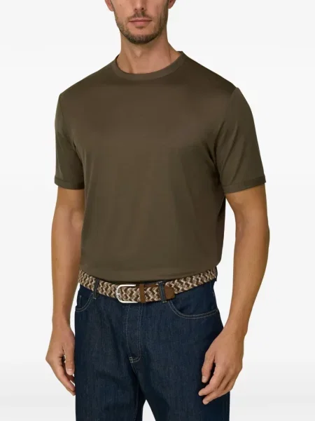 Tricou Boggi Milano de lână maro