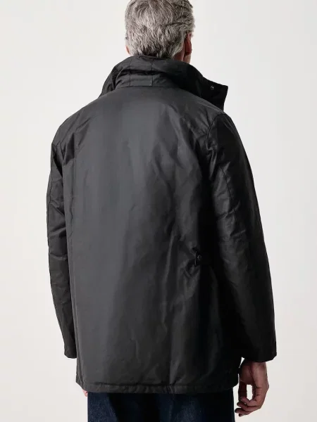 Parka o kroju regular fit z czystej bawełny Barbour granatowa