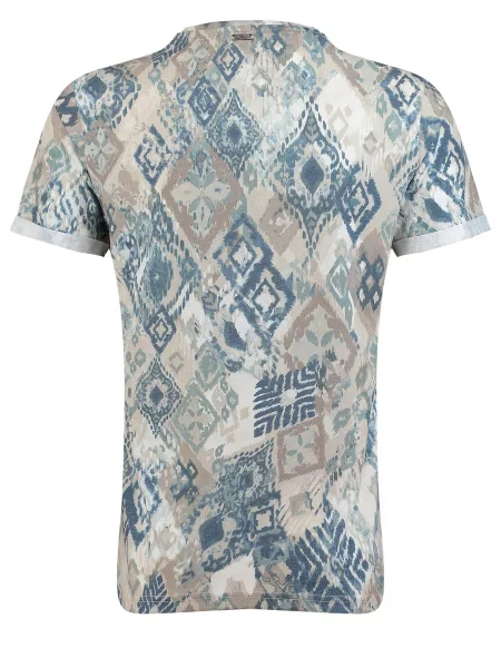 Key Largo Tricou CANCUN albastru / gri alb