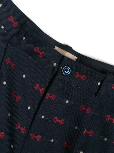 Spodnie dziecięce Gucci niebieskie