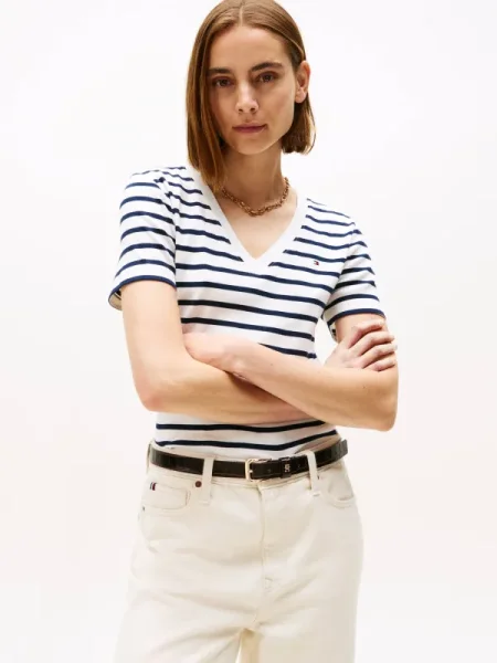 Tricou Tommy Hilfiger alb