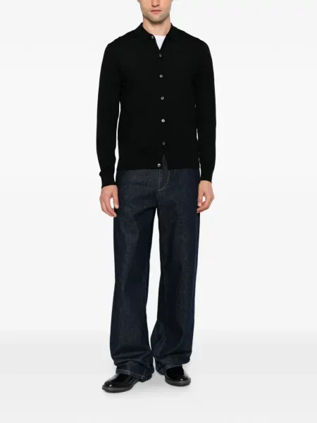 Gulerat cardigan éphémère negru