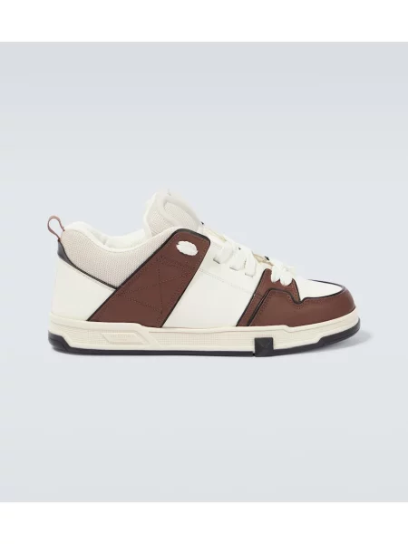 Sneakerși Valentino Garavani din piele alb