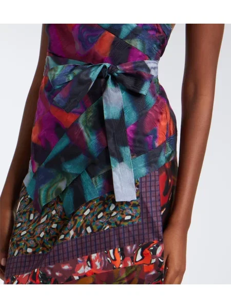 Top Dries Van Noten cu imagine plic violet